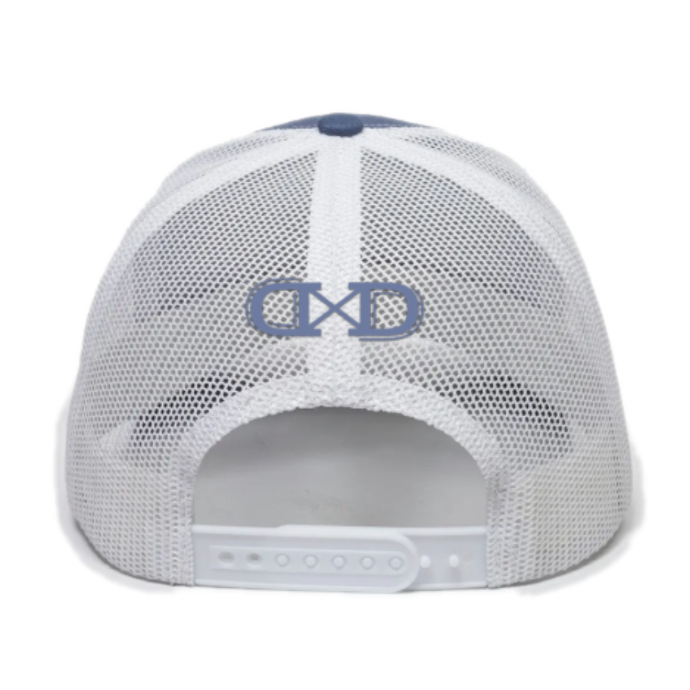 Slate and White Logo Patch Hat